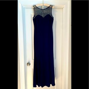 Navy Prom dress, Bridesmaid, Mother of the Bride, or formal event gown size 10.